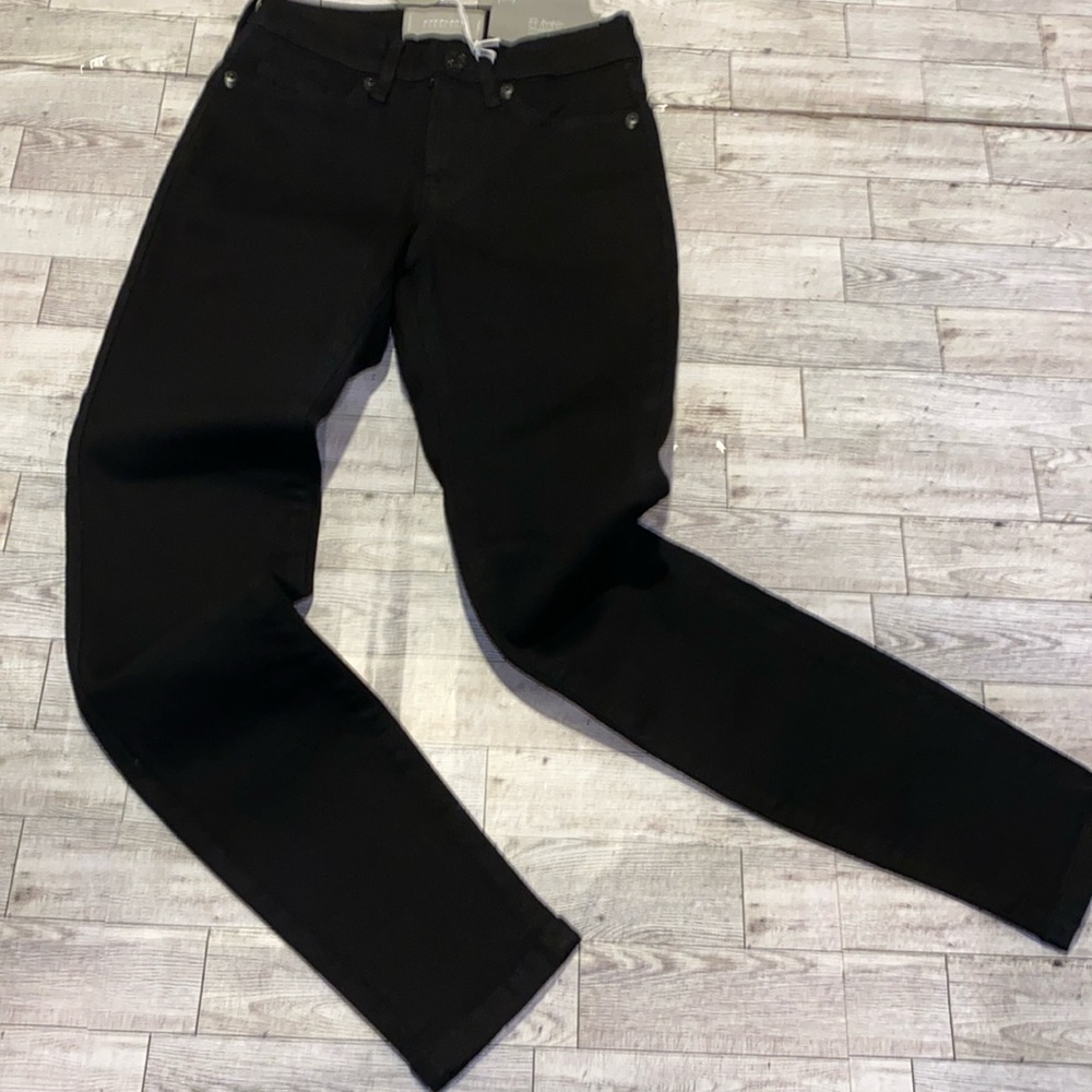 NWT!! Everlane Black Mid-Rise Ankle Skinny Jeans Size 23